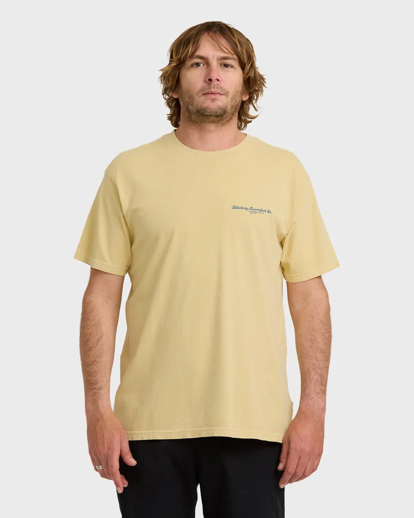 Billabong Suspects Premium Ww Short Sleeve T-Shirt - Golden Yellow sold by Sun Diego Boardshops product image thumbnail 2