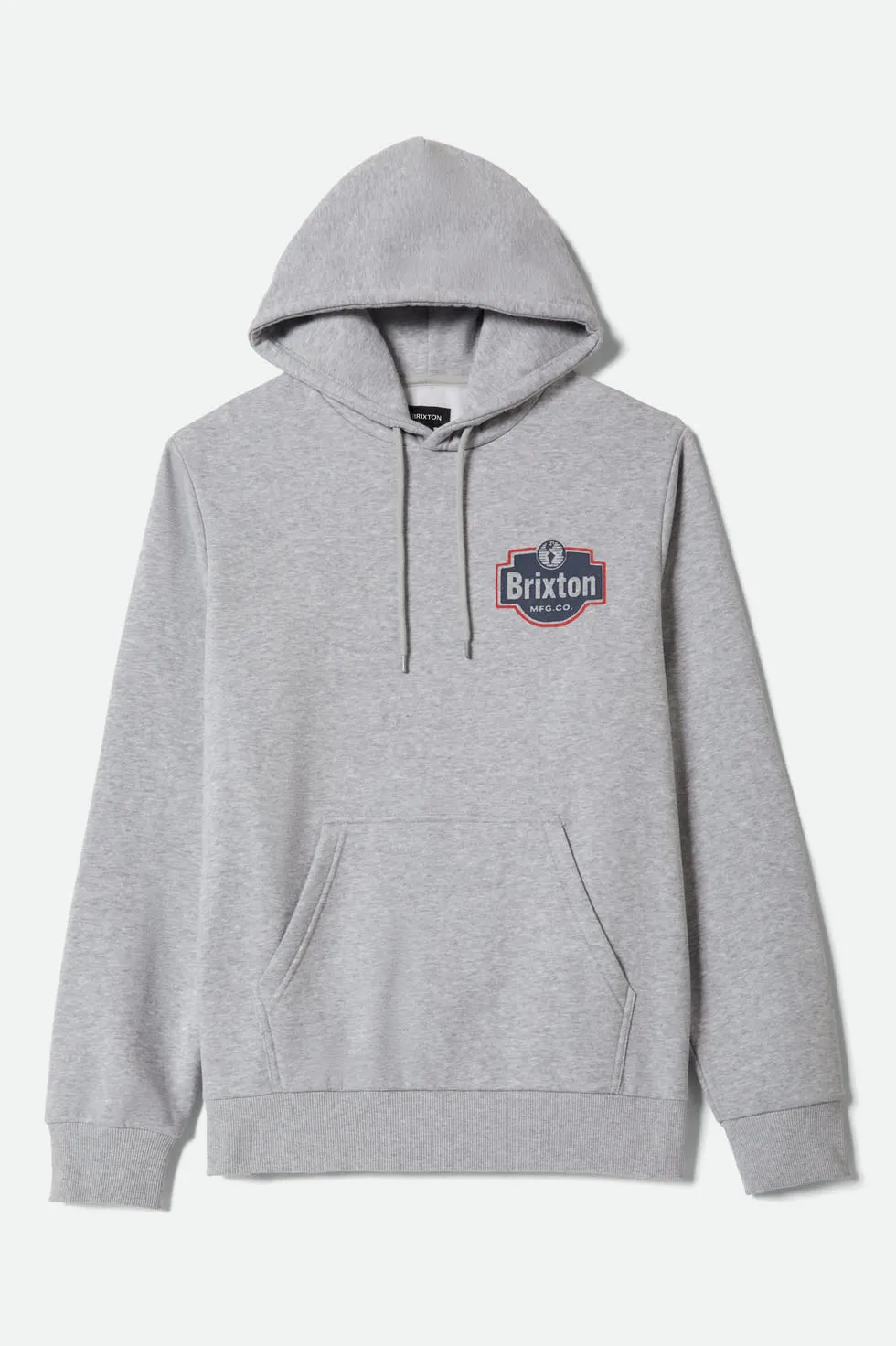 Brixton Genuine Quality Hoodie - Heather Grey sold by Sun Diego Boardshops