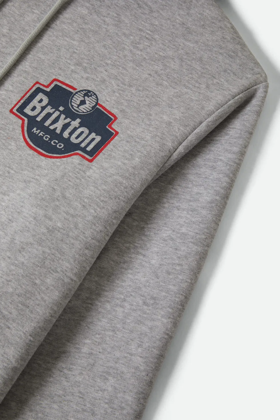 Brixton Genuine Quality Hoodie - Heather Grey sold by Sun Diego Boardshops product image thumbnail 5