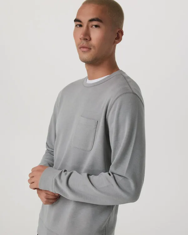 Vuori Jeffreys Crew 2.0 - Grey sold by Sun Diego Boardshops product image thumbnail 3
