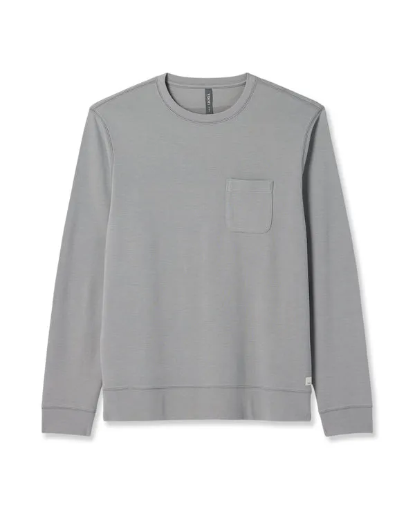 Vuori Jeffreys Crew 2.0 - Grey sold by Sun Diego Boardshops product image thumbnail 4