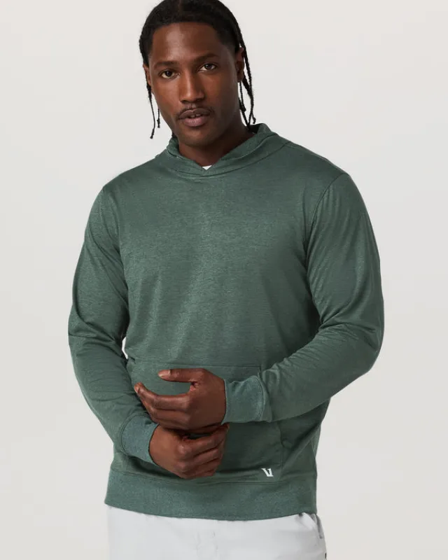 Vuori Sunday Hoodie 2.0 - Agate Green Heather sold by Sun Diego Boardshops