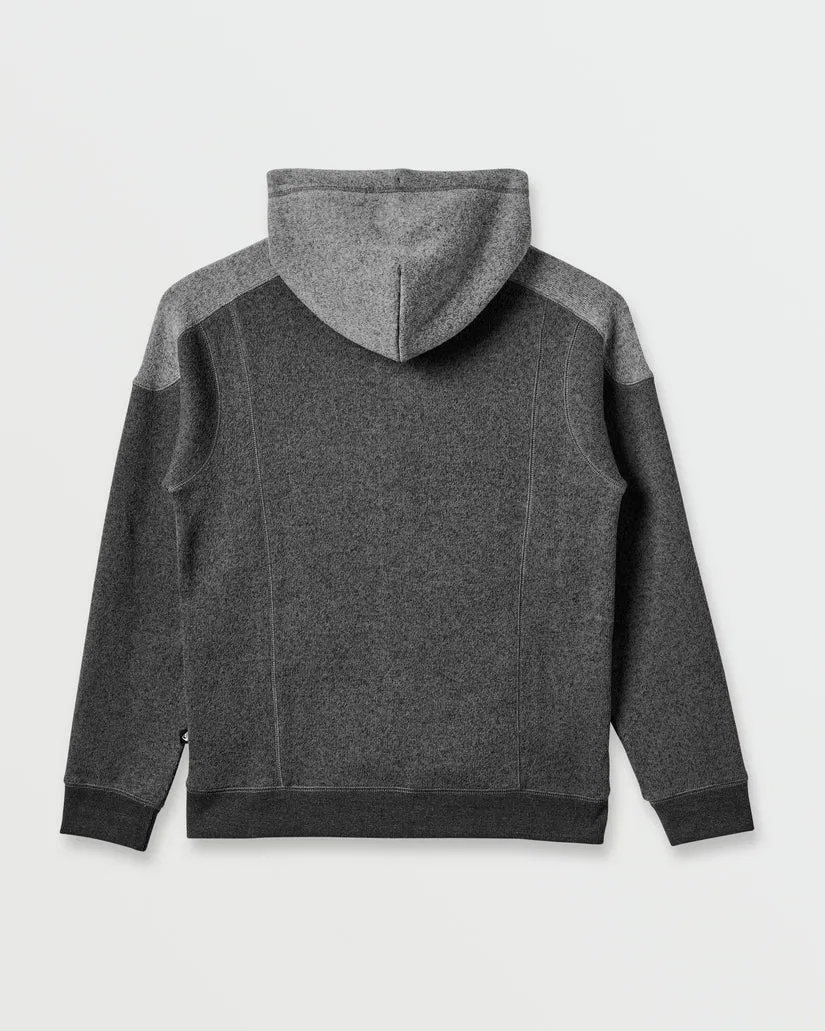 Quiksilver Keller Zip Hoodie - Black Heather sold by Sun Diego Boardshops product image thumbnail 2