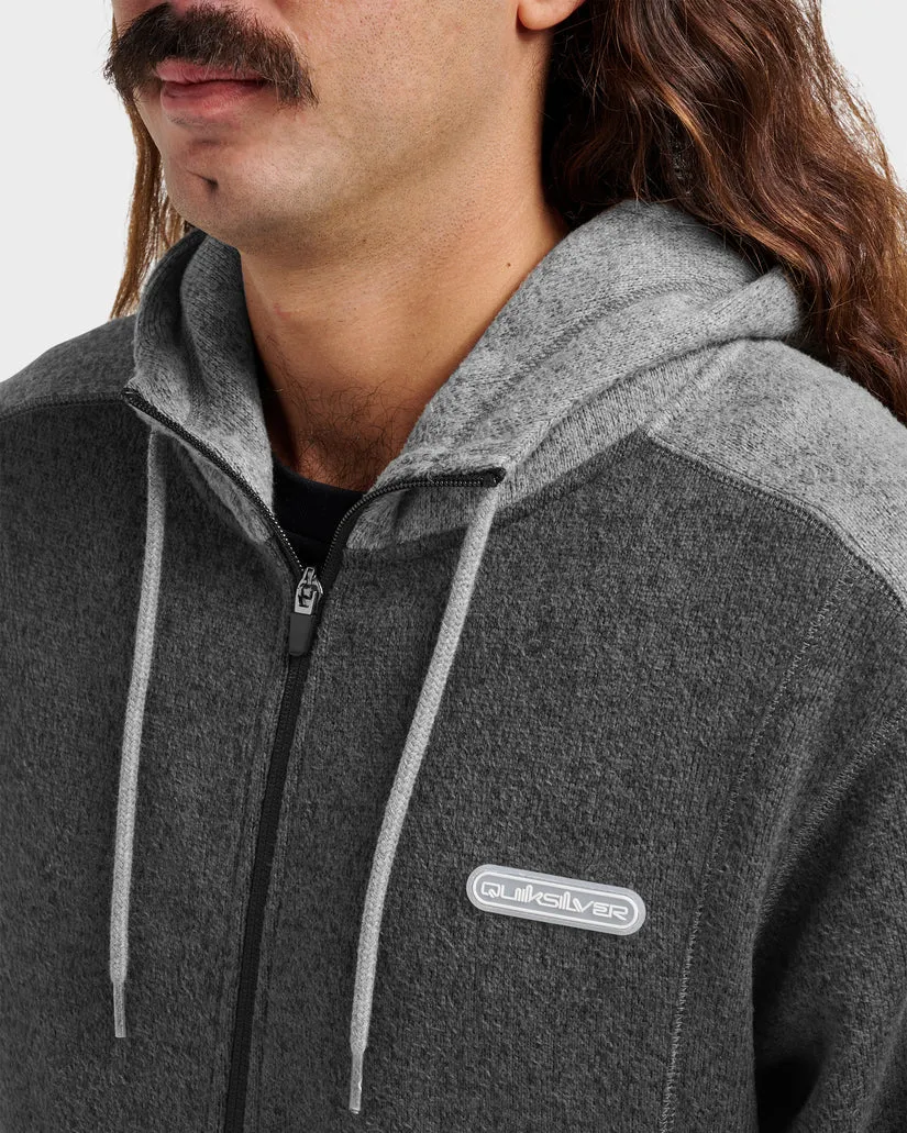 Quiksilver Keller Zip Hoodie - Black Heather sold by Sun Diego Boardshops product image thumbnail 3
