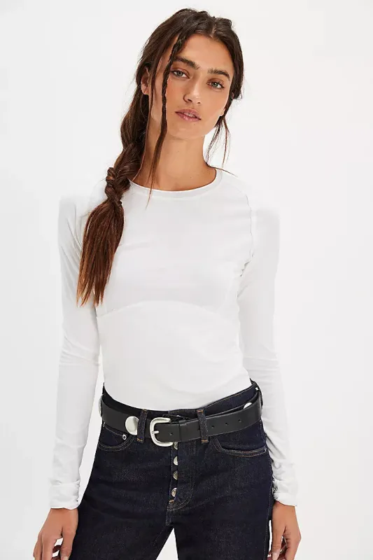 Free People We The Free Protagonist Long Sleeve - Black sold by Sun Diego Boardshops