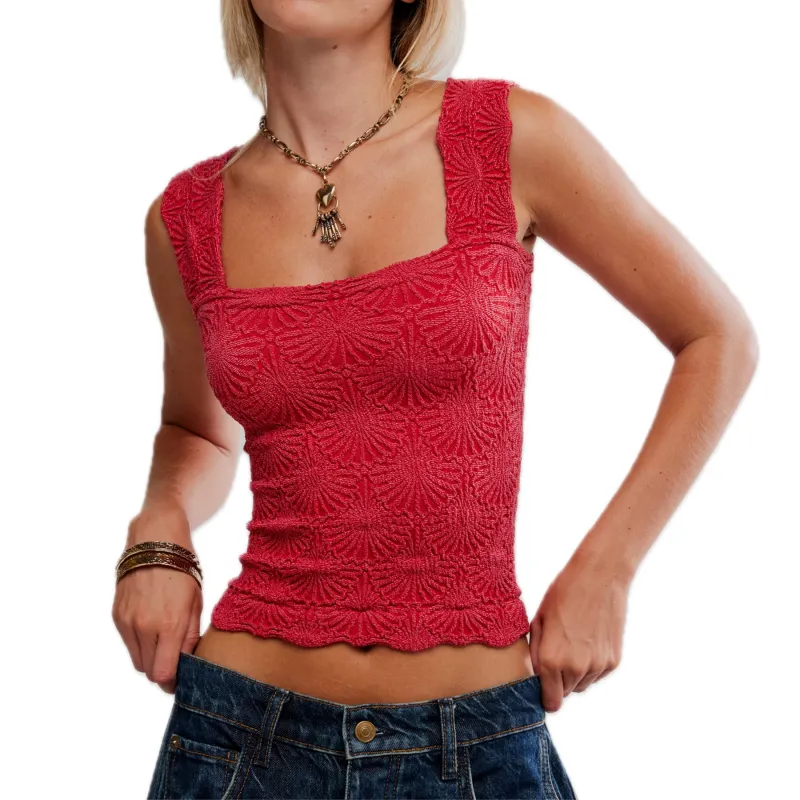 Free People Love Letter Cami - Salsa sold by Sun Diego Boardshops