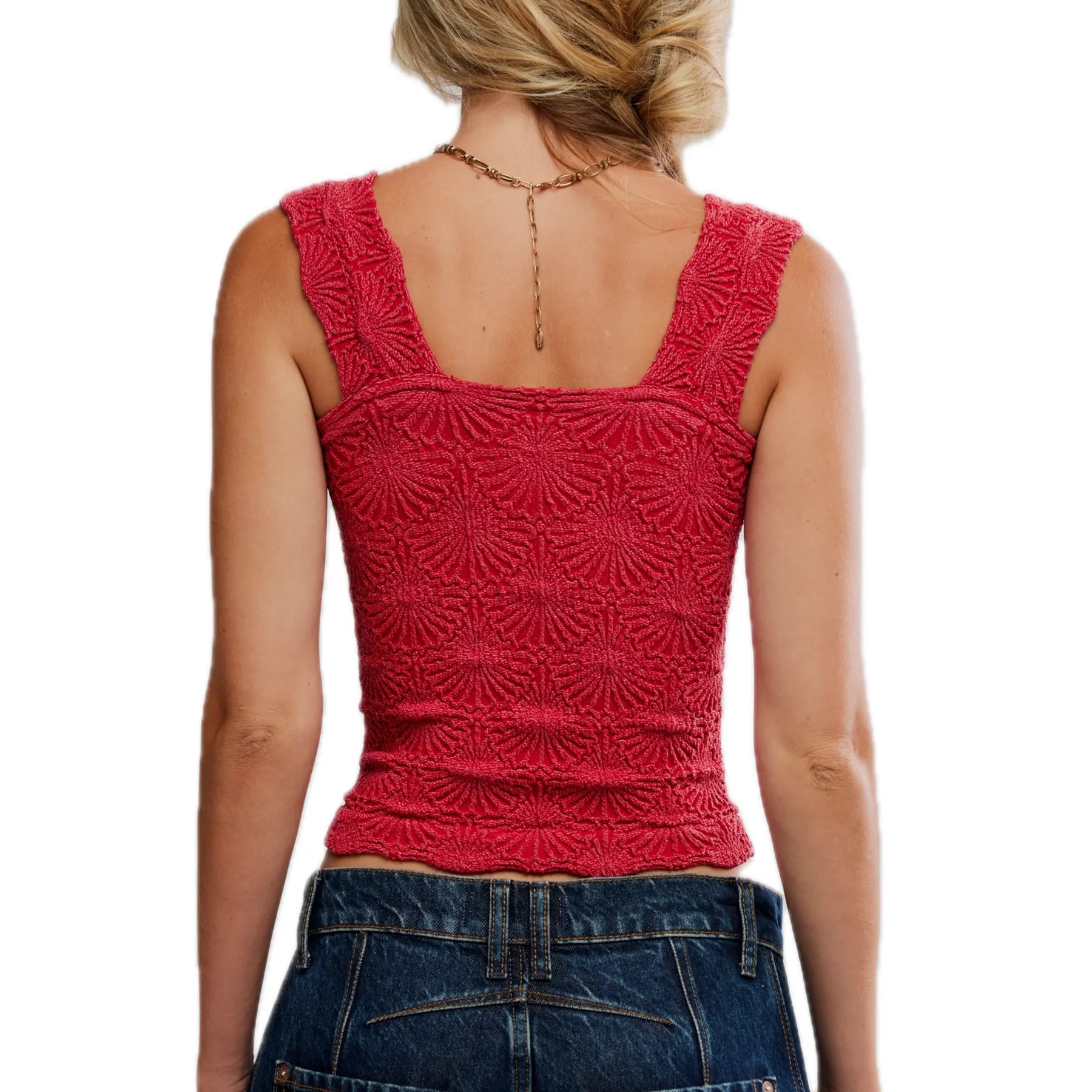 Free People Love Letter Cami - Salsa sold by Sun Diego Boardshops product image thumbnail 2