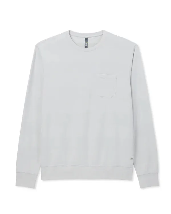 Vuori Jeffreys Crew 2.0 - Winter Grey Heather sold by Sun Diego Boardshops product image thumbnail 4