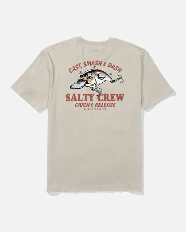 Salty Crew Cast Life Classic Tee - Bone sold by Sun Diego Boardshops
