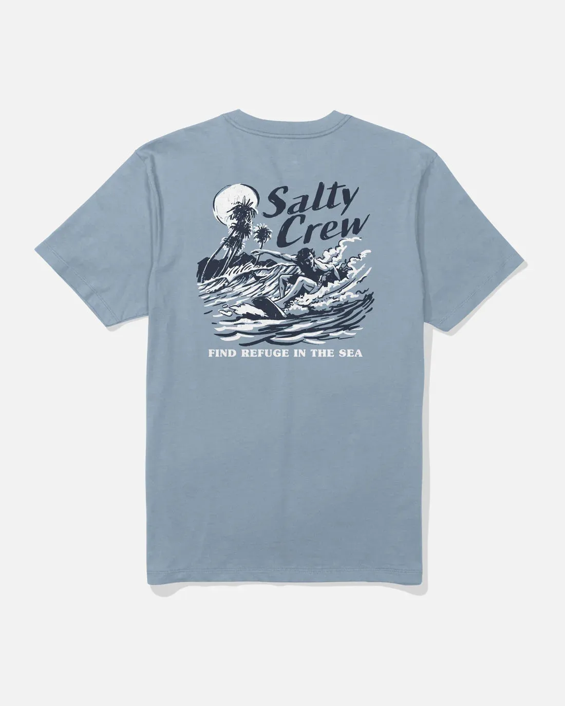 Salty Crew Surf Camp Tee - Blue Fog sold by Sun Diego Boardshops