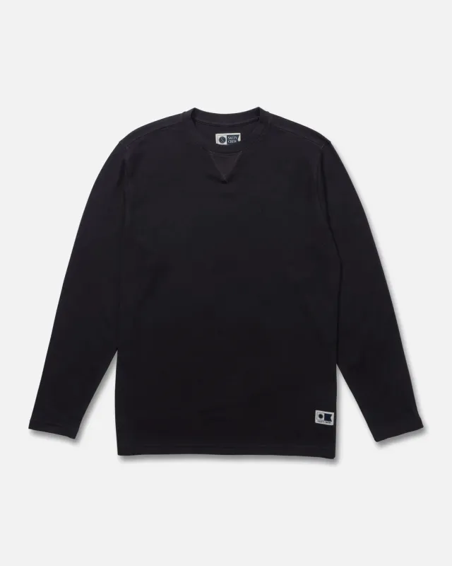 Salty Crew Cast Off Long Sleeve Thermal - Black sold by Sun Diego Boardshops