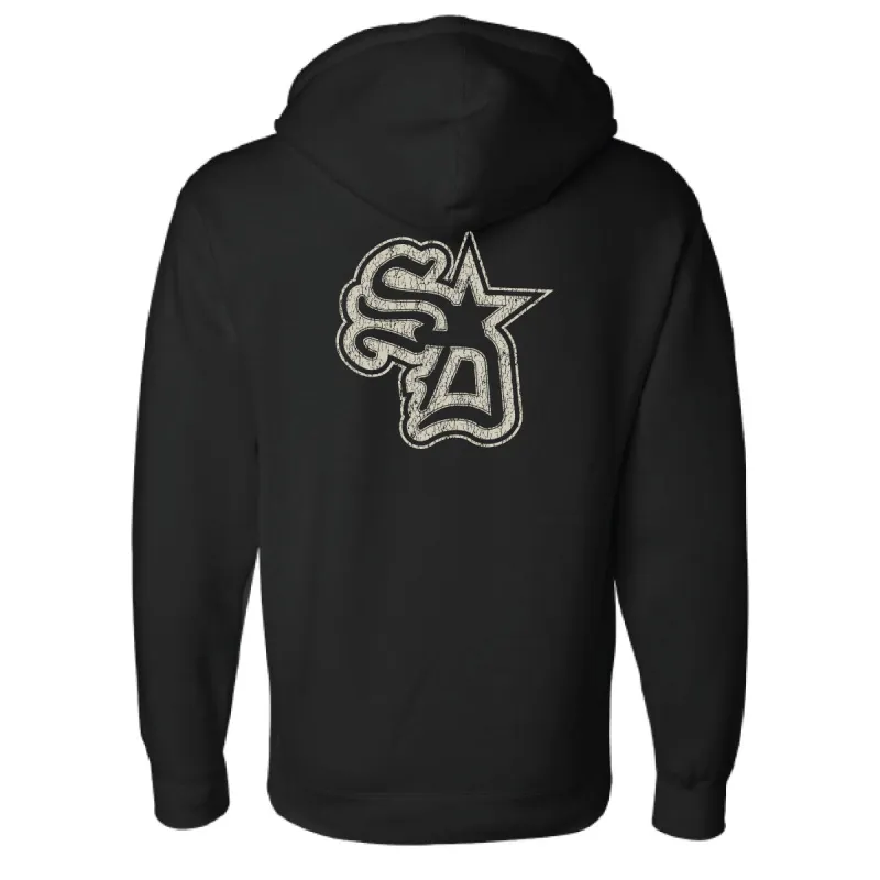SunDiego SD Star Sweatshirt - Black sold by Sun Diego Boardshops