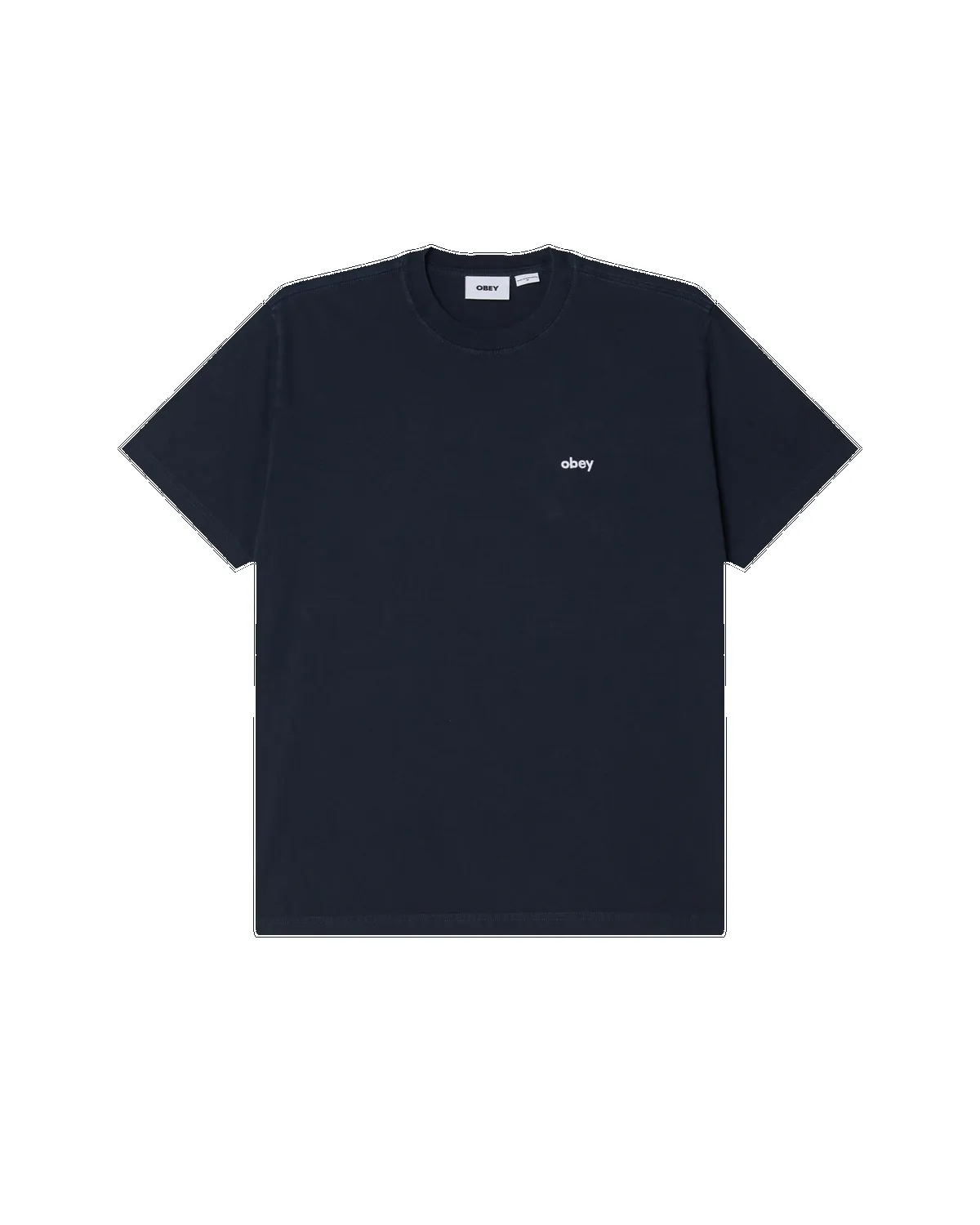 Obey Lowercase Pigment T-Shirt - Pigment Dark Navy sold by Sun Diego Boardshops