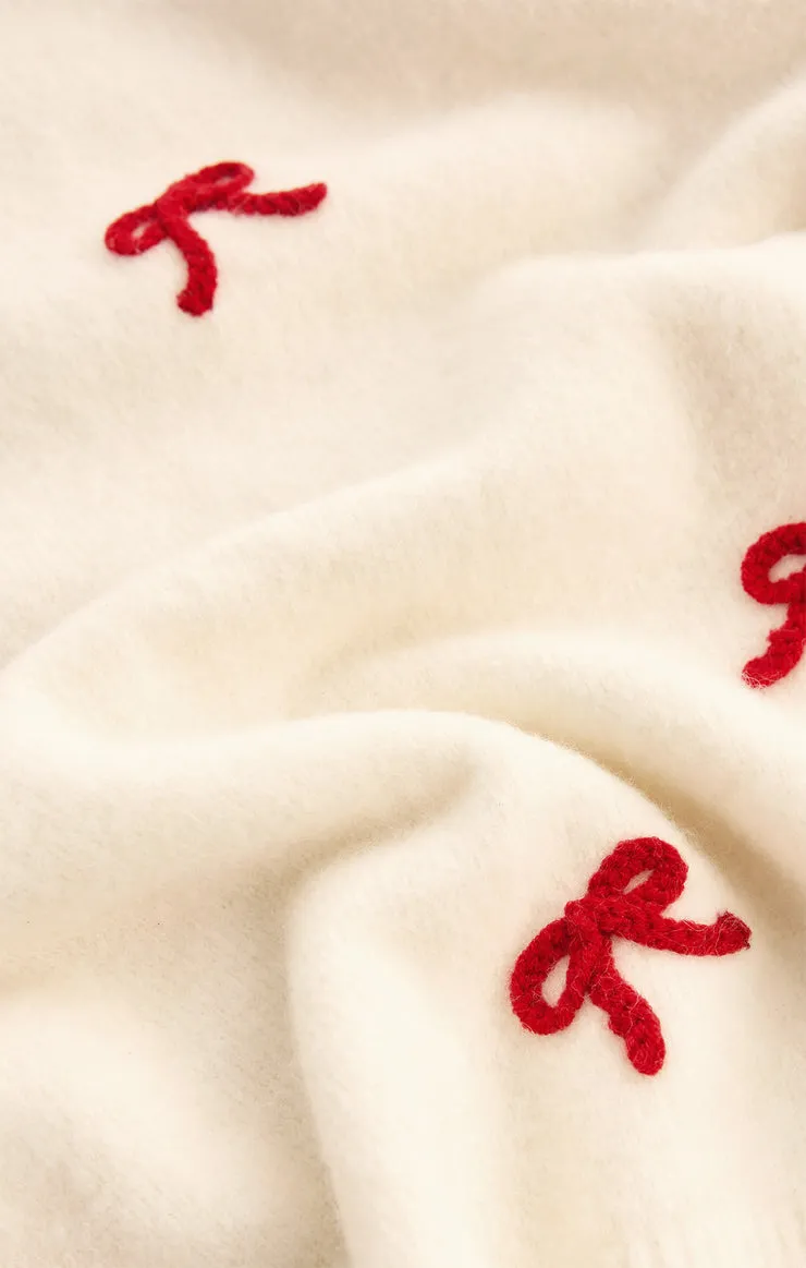 Z-Supply Tie The Ribbon Sweater - Warm White sold by Sun Diego Boardshops product image thumbnail 2