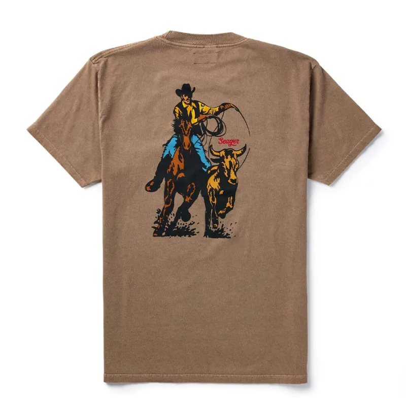 Seager Rodeo Series Tee - Pigment Brown sold by Sun Diego Boardshops