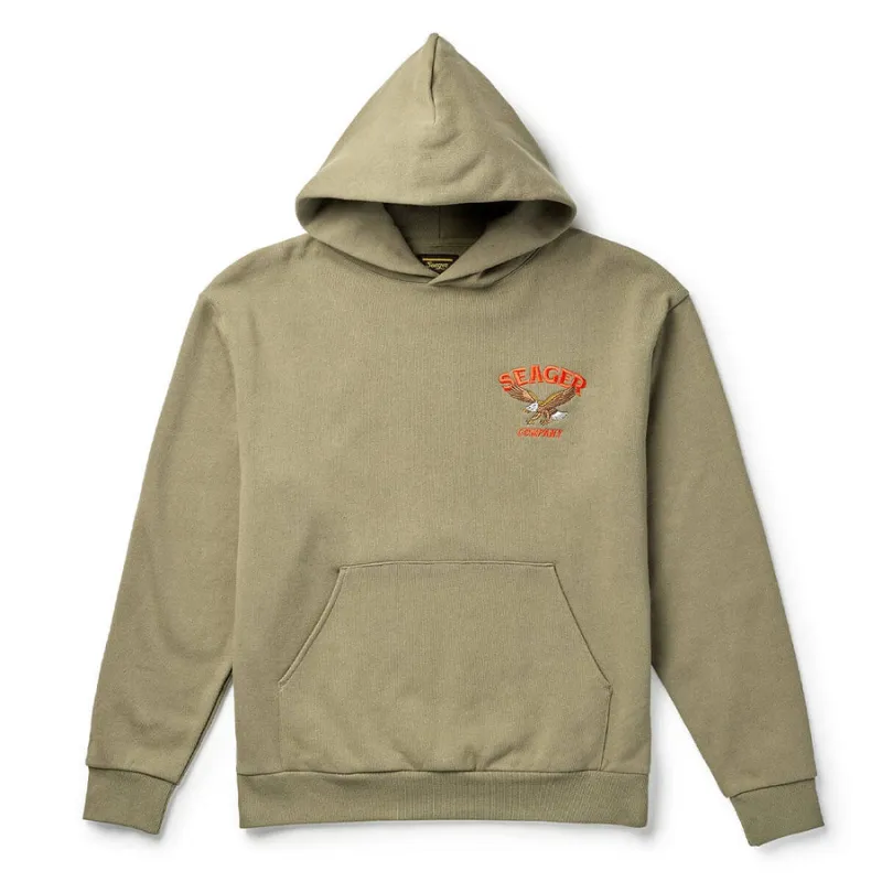 Seager Bradley Heavy-Weight Hoodie - Olive sold by Sun Diego Boardshops