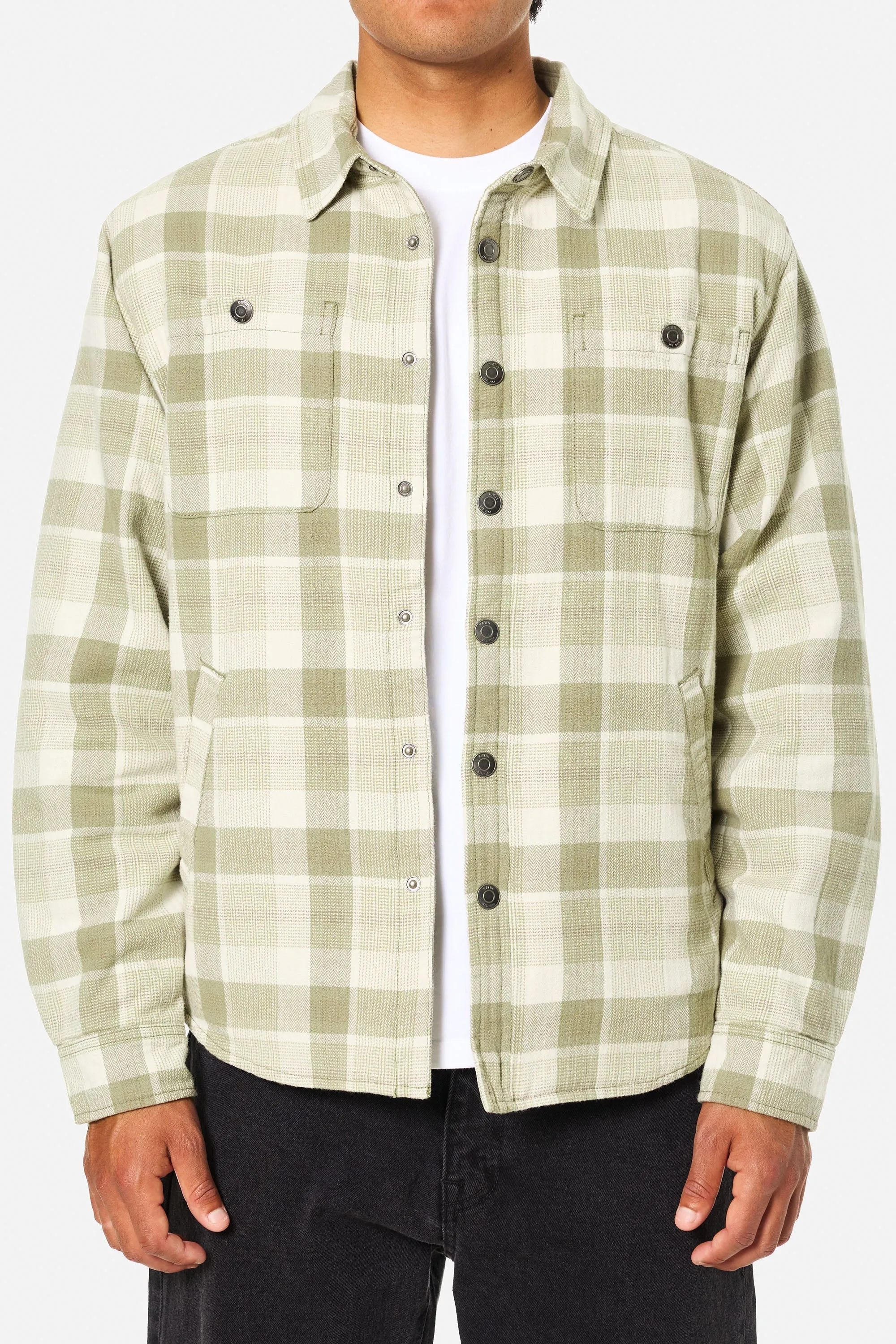 Katin Harold Plaid Jacket - Moss sold by Sun Diego Boardshops product image thumbnail 2