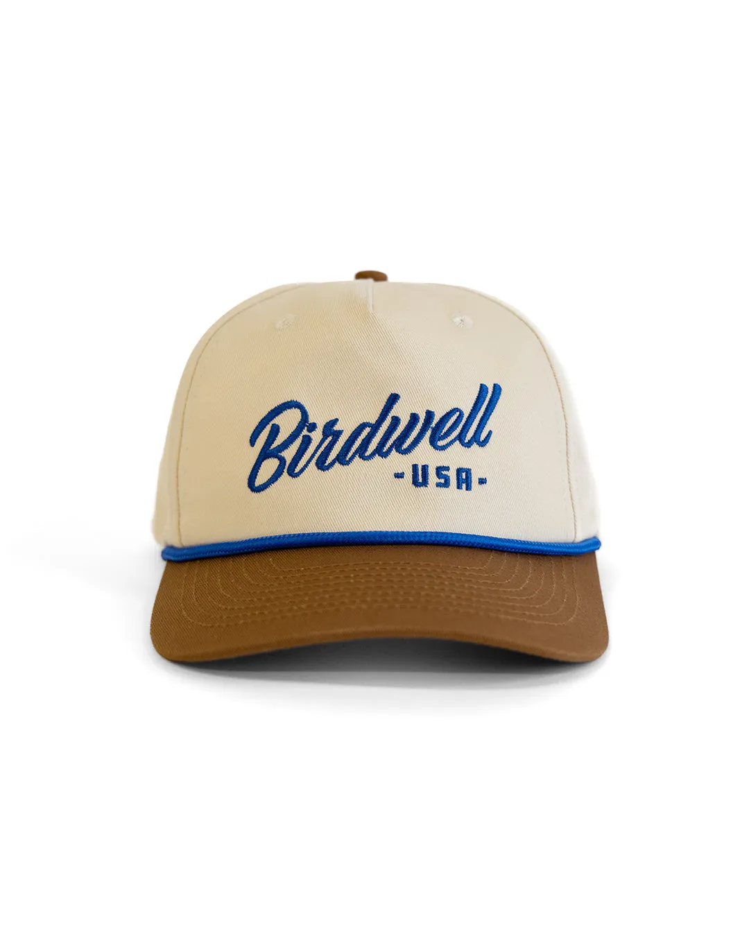 Birdwell Script Twill Snapback - Bone/Brown sold by Sun Diego Boardshops product image thumbnail 2