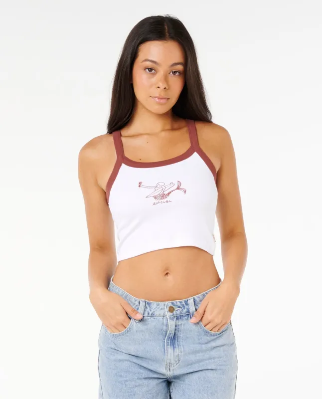Rip Curl Artist Of The Search Tank - Optical White 3262 sold by Sun Diego Boardshops