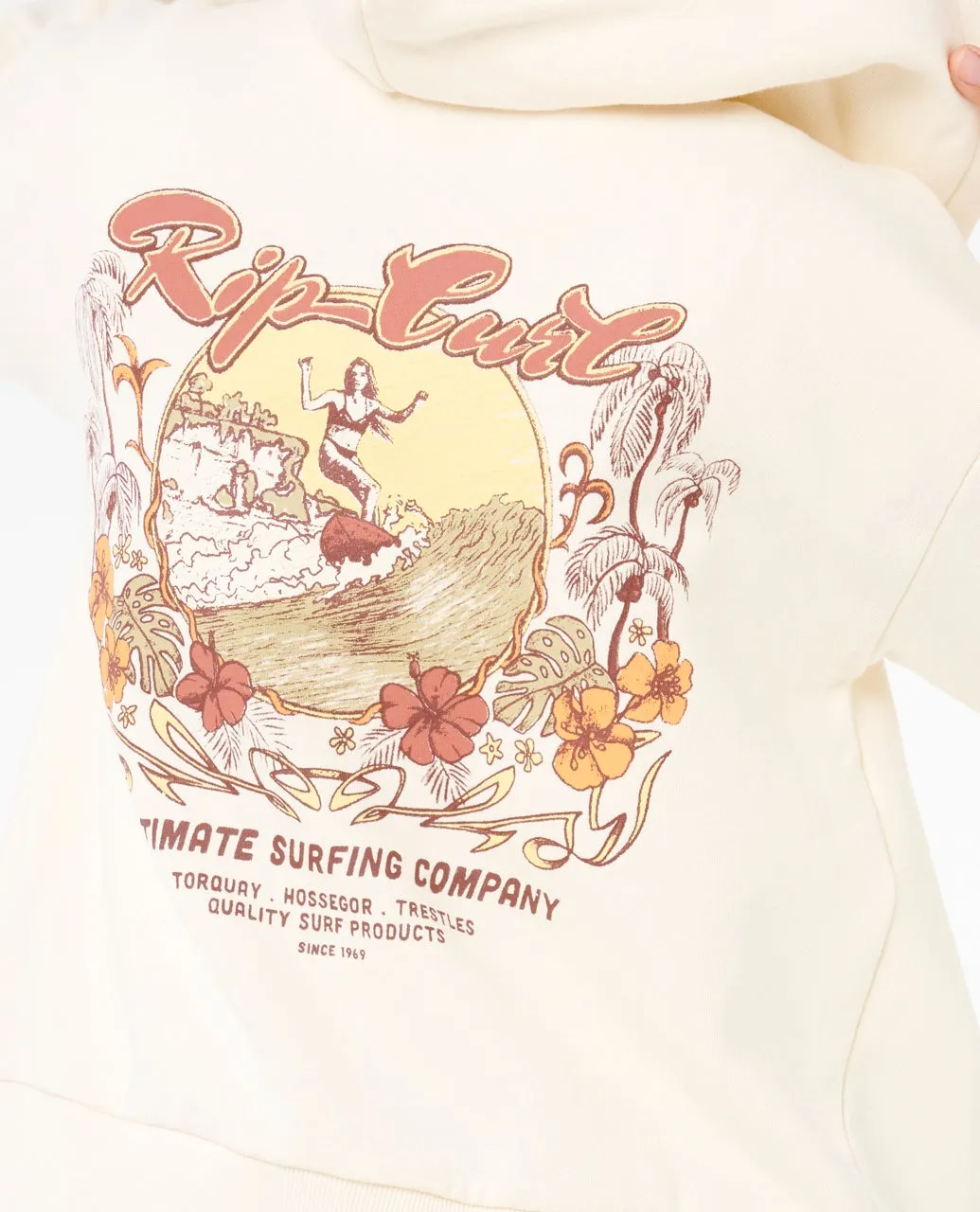 Rip Curl Surf Dreams Zip Through - Bone 3021 sold by Sun Diego Boardshops product image thumbnail 4