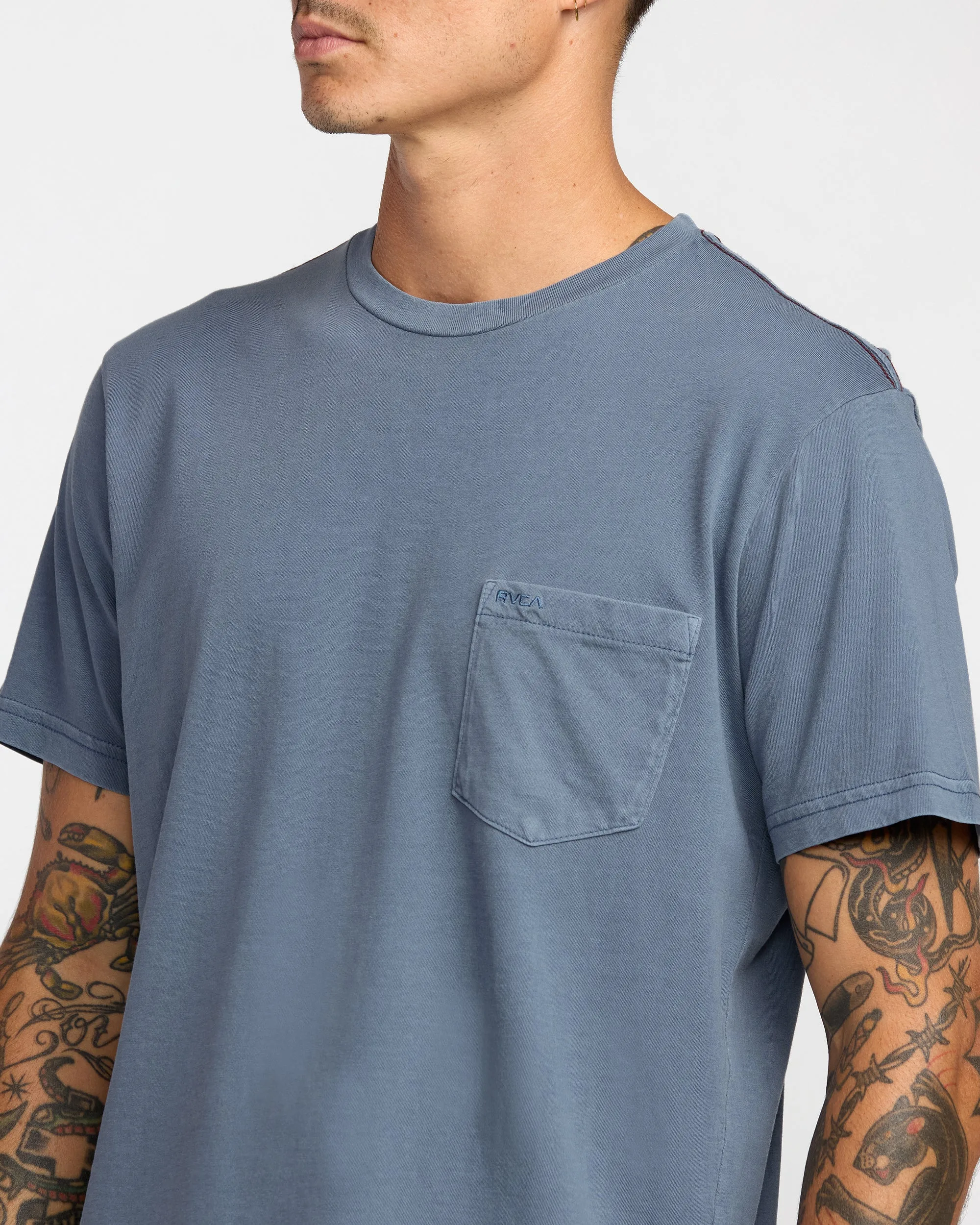 RVCA Ptc 2 Pigment Short Sleeve - Vintage Navy sold by Sun Diego Boardshops product image thumbnail 4