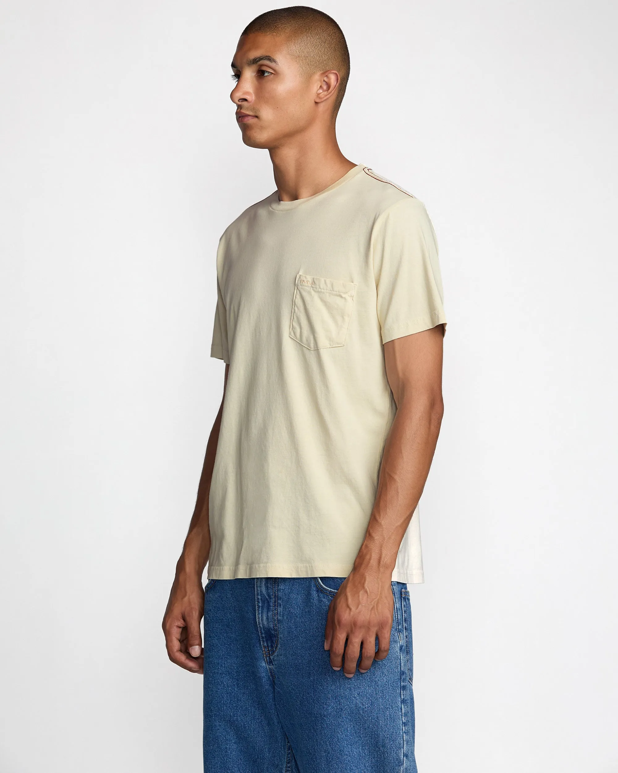 RVCA Ptc 2 Pigment Short Sleeve - Ceramic sold by Sun Diego Boardshops product image thumbnail 4