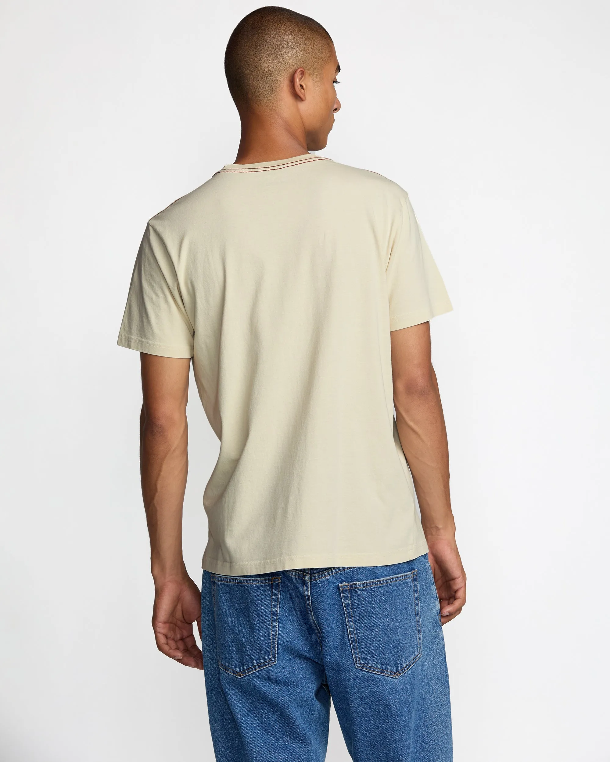 RVCA Ptc 2 Pigment Short Sleeve - Ceramic sold by Sun Diego Boardshops product image thumbnail 2