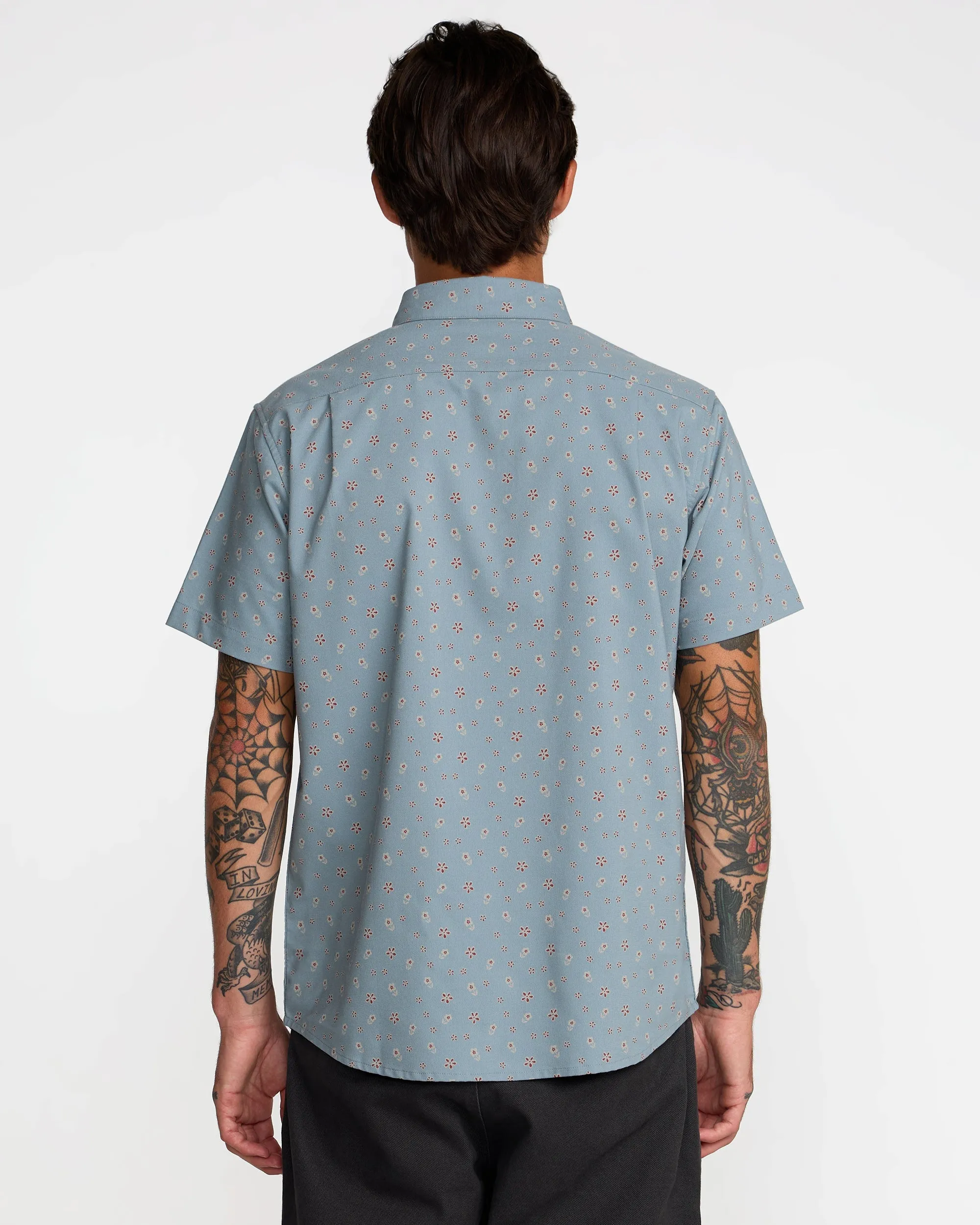 RVCA That'Ll Do Print Short Sleeve Shirt - Lead sold by Sun Diego Boardshops product image thumbnail 3