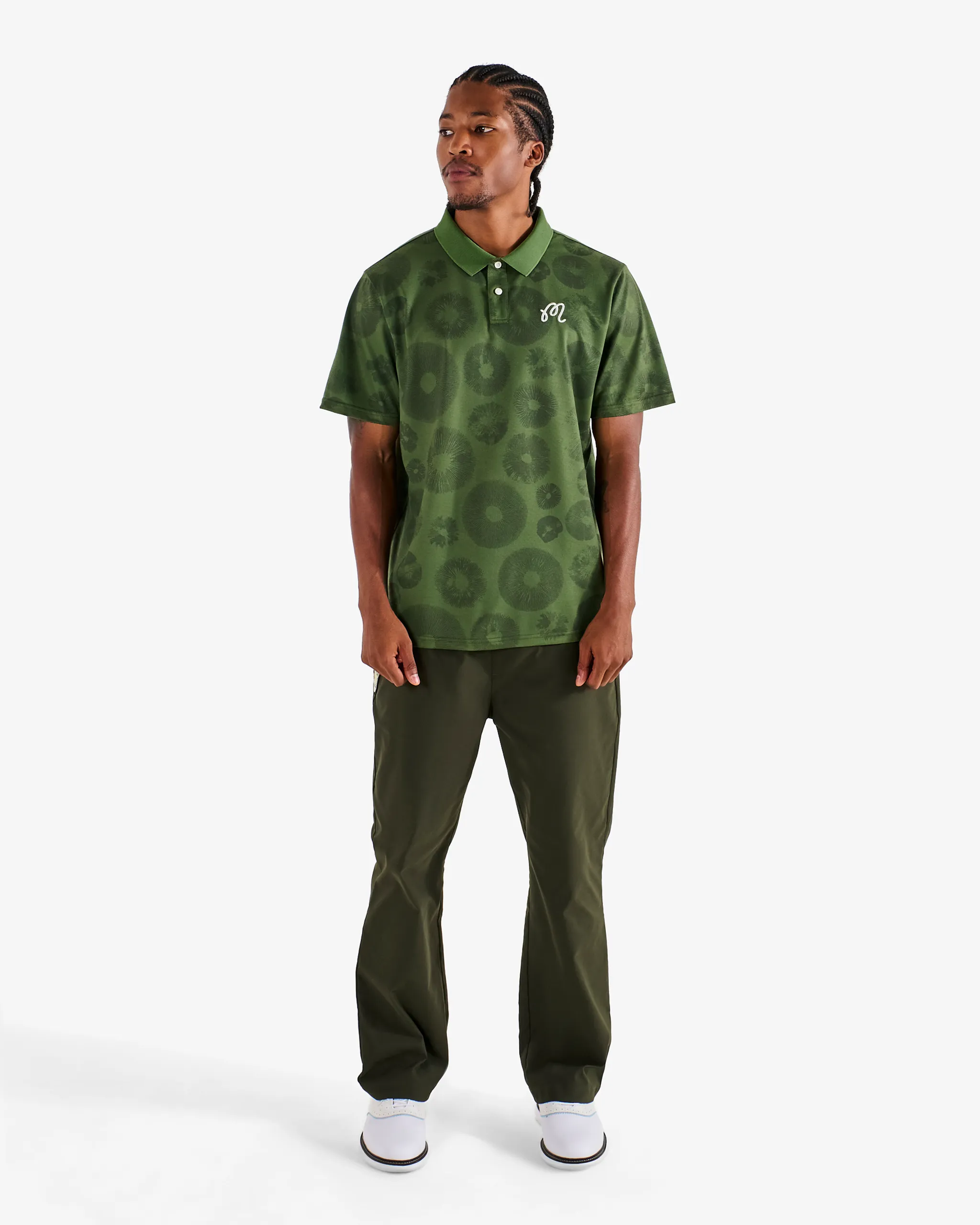 Malbon Fairway Foraging Polo - Olivine sold by Sun Diego Boardshops product image thumbnail 2