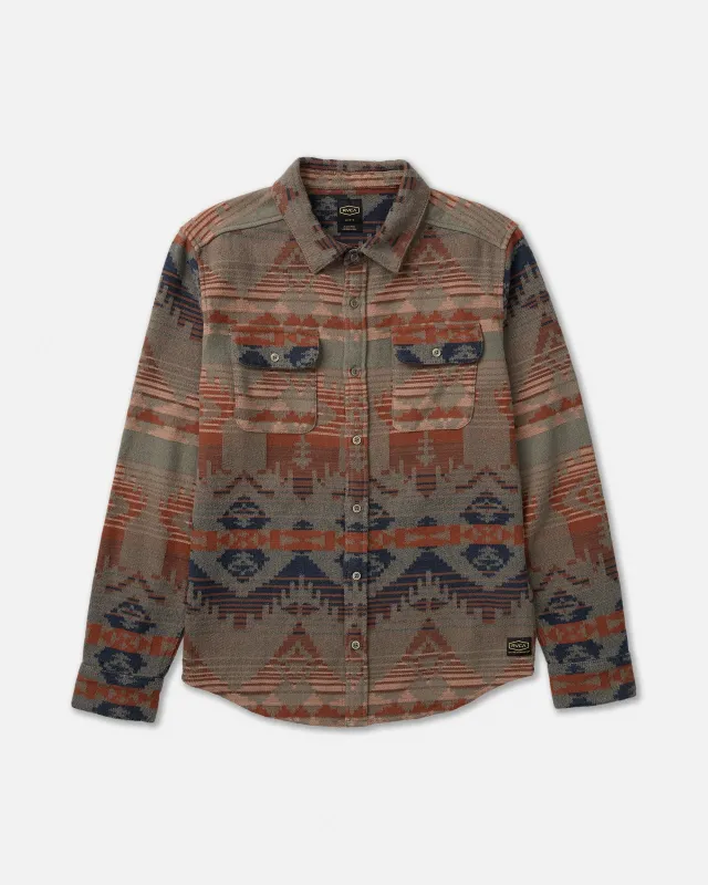 RVCA Dayshift Blanket Flannel Long Sleeve Shirt - Multi made by RVCA