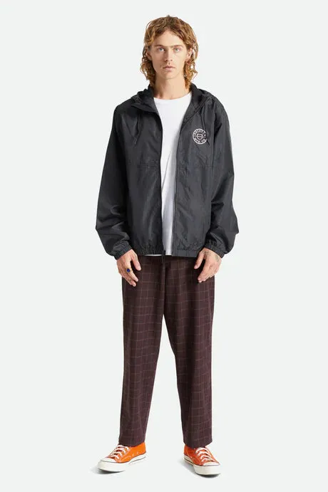 Brixton CLAXTON CREST LIGHTWEIGHT JACKET - Black/Black sold by Sun Diego Boardshops product image thumbnail 2