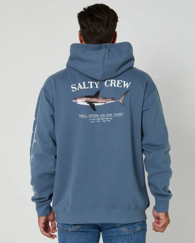 Salty Crew Bruce Hood Fleece - SLATE sold by Sun Diego Boardshops