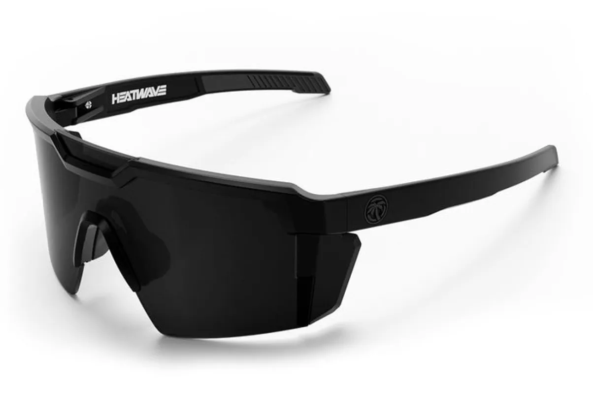 Heat Wave Visual Future Tech Sunglasses -Black Frame/Polar Black sold by Sun Diego Boardshops
