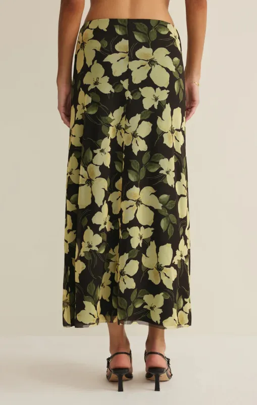 Z-Supply Eda Ren Floral Mesh Maxi Skirt - Sunnyside made by Z Supply
