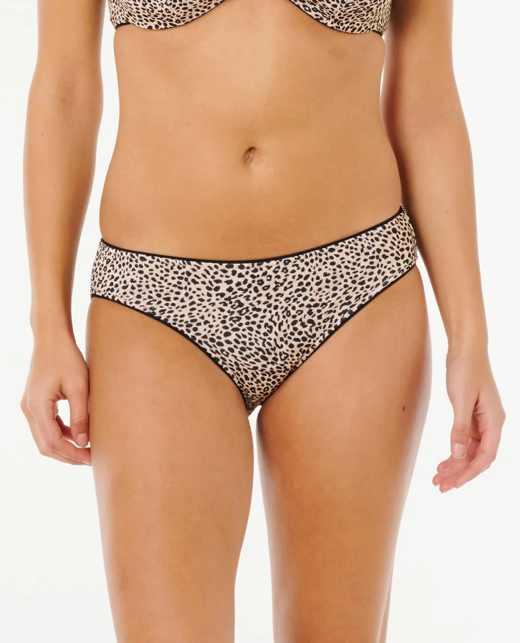 Rip Curl Coastal Instinct Full Coverage Bikini Bottom - Black 0090 sold by Sun Diego Boardshops