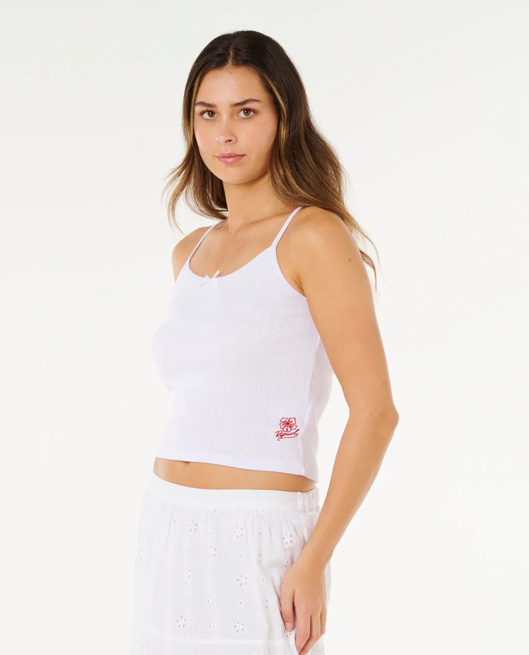 Rip Curl Poolside Tank - Optical White 3262 sold by Sun Diego Boardshops product image thumbnail 2