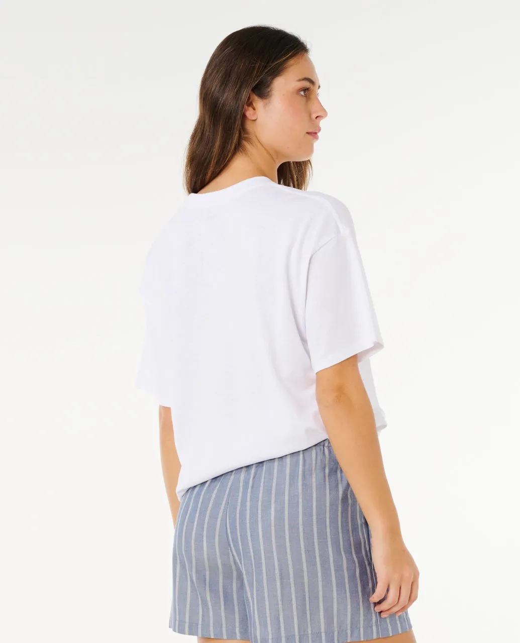 Rip Curl Poolside Heritage Tee - Optical White 3262 sold by Sun Diego Boardshops product image thumbnail 3