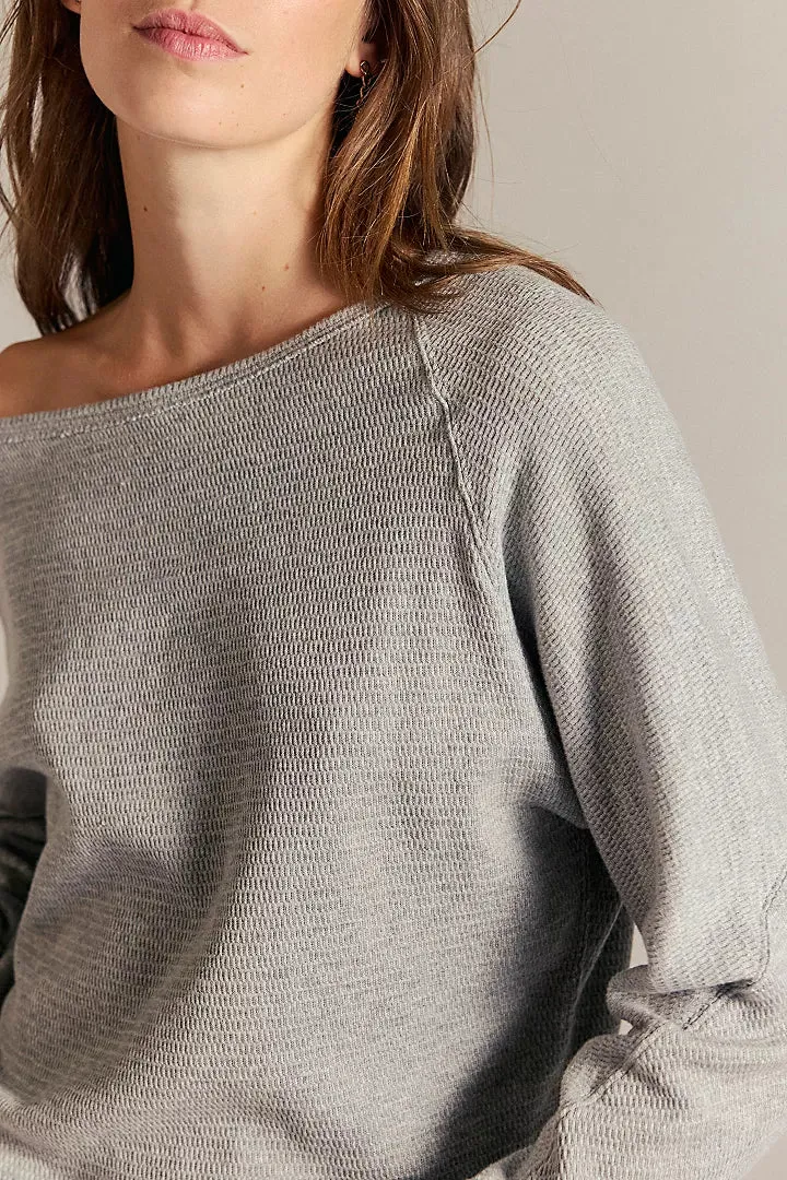 Free People We The Free Jess Long Sleeve - Heather Grey sold by Sun Diego Boardshops product image thumbnail 3
