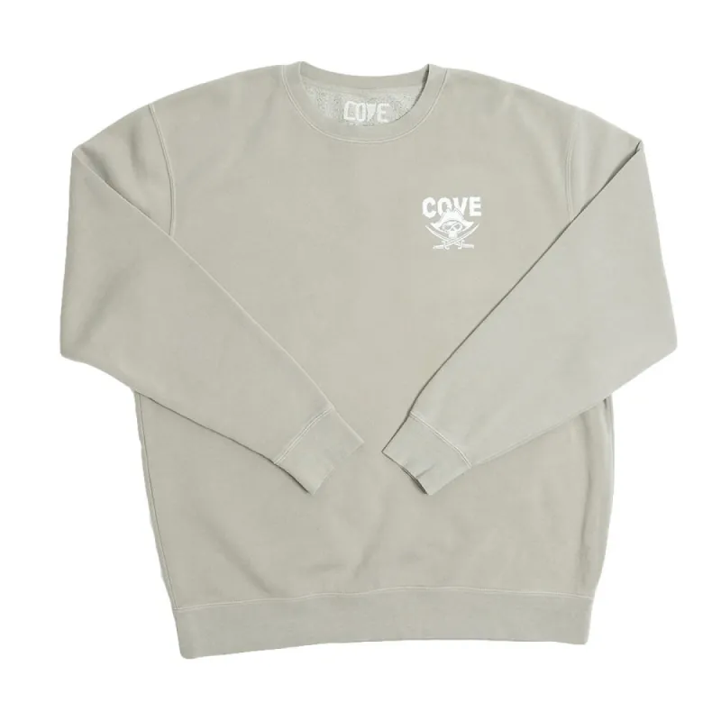 Cove Jolly Roger Crewneck - Cement sold by Sun Diego Boardshops