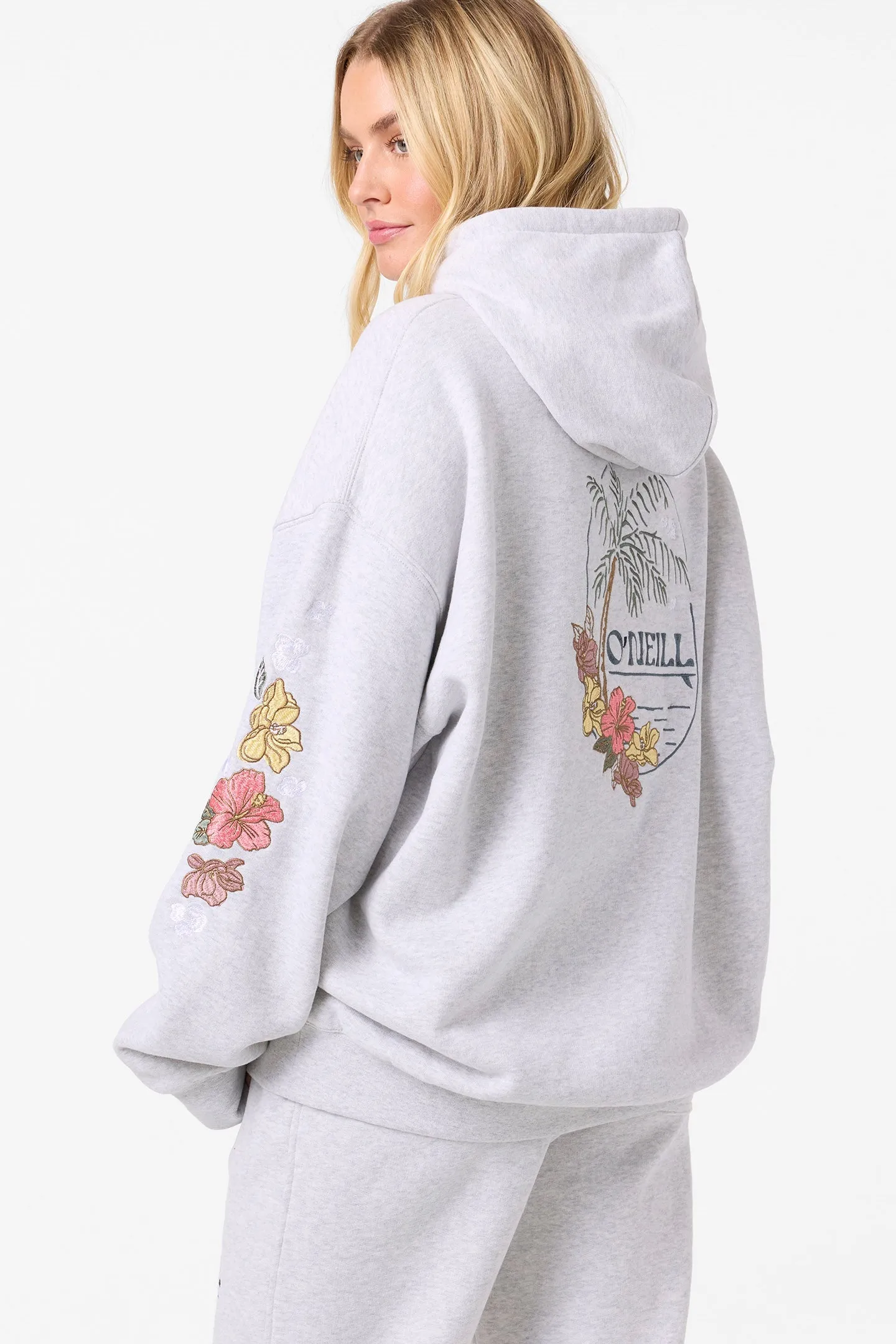 O`Neill Lush Oversized Hoodie - Heather Grey sold by Sun Diego Boardshops product image thumbnail 2