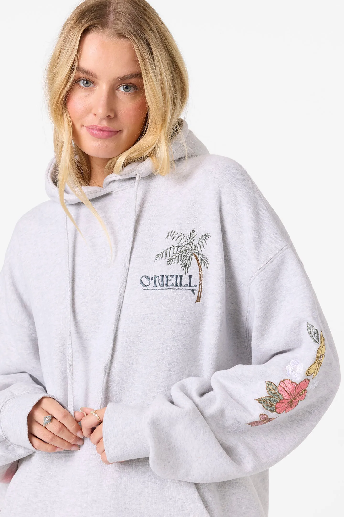 O`Neill Lush Oversized Hoodie - Heather Grey sold by Sun Diego Boardshops product image thumbnail 3