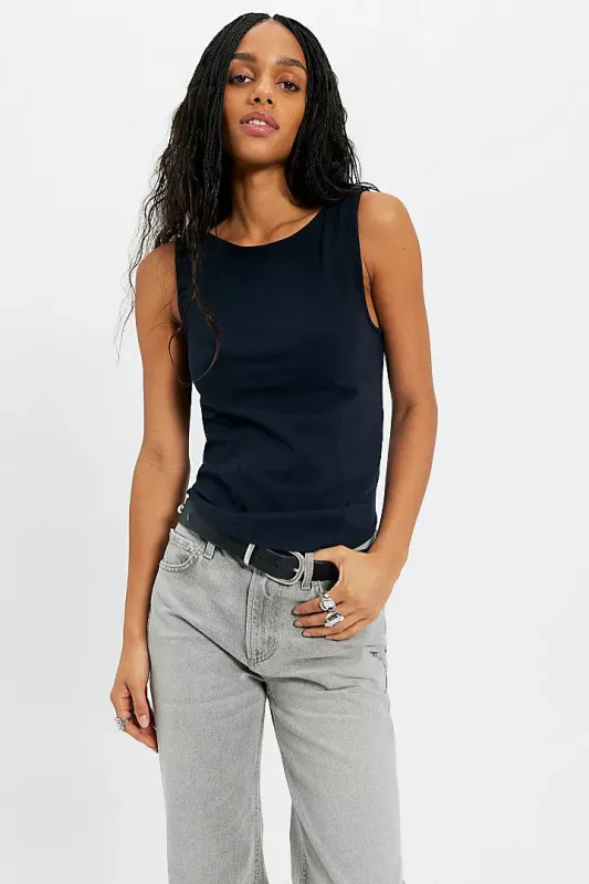 Free People We The Free Iconic Tank - Black sold by Sun Diego Boardshops