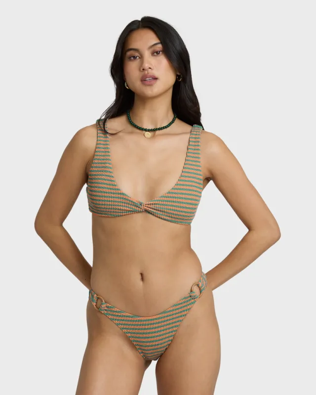 Billabong Summer Hi Yd Twist Tank Swim Tank Bikini Top - Bay Blue sold by Sun Diego Boardshops