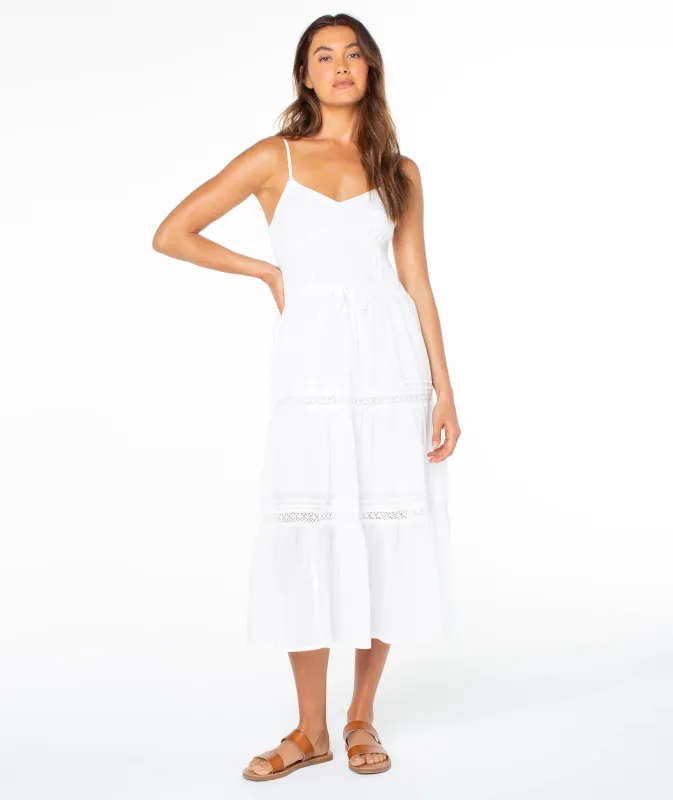 Roxy Azalea Dress - Cloud Dancer sold by Sun Diego Boardshops