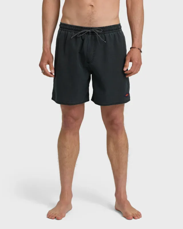 Quiksilver Saltwater 17" Swim Trunks - Anthracite sold by Sun Diego Boardshops
