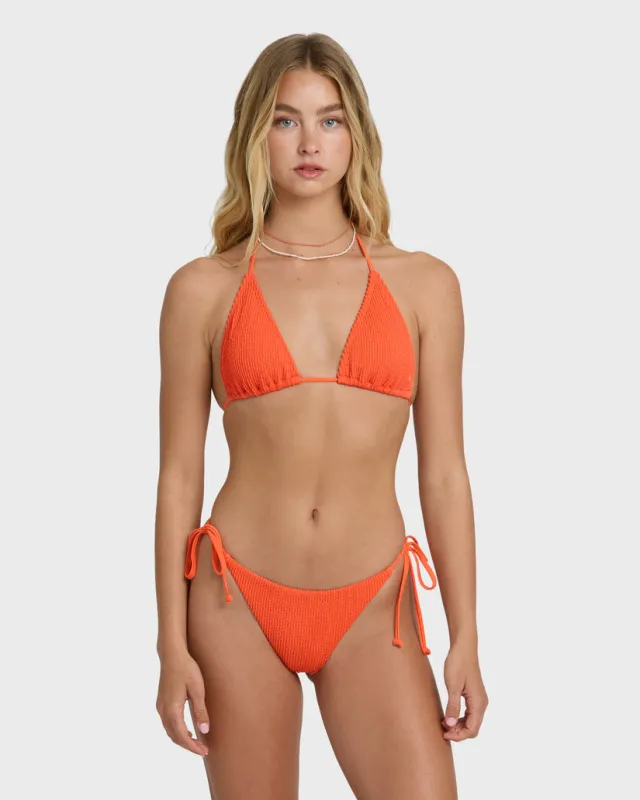 Billabong Summer Hi Remi Triangle Bikini Top - Hot Coral made by Billabong