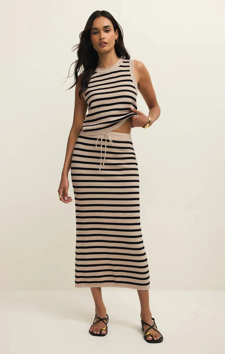 Z-Supply Emori Striped Skirt - Natural sold by Sun Diego Boardshops product image thumbnail 2