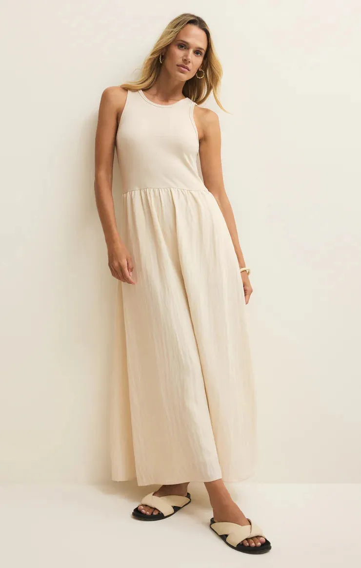 Z-Supply Charlotte Rib Midi Dress - Crystal sold by Sun Diego Boardshops product image thumbnail 2