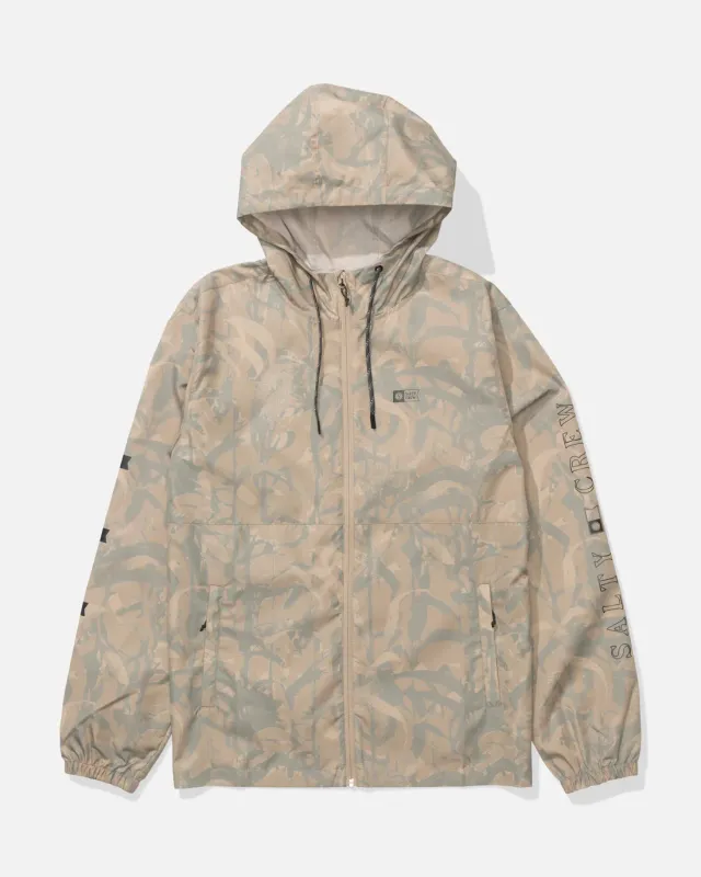 Salty Crew Surface Windbreaker - Light Camo made by Salty Crew