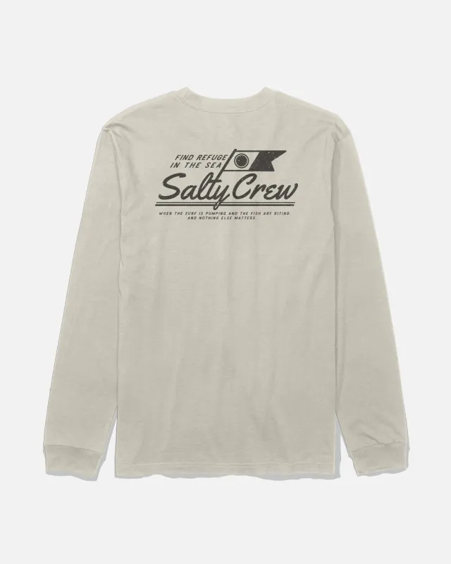 Salty Crew Original Long Sleeve Tee - Bone sold by Sun Diego Boardshops